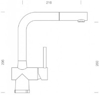 Смеситель для кухни Schock Laios W 517125 EDM фото №2 — интернет-магазин Desire.md