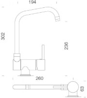 Смеситель для кухни Schock Maia 527000 CHR фото №2 — интернет-магазин Desire.md