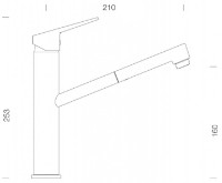 Смеситель для кухни Schock Metis 526120 CHR фото №2 — интернет-магазин Desire.md