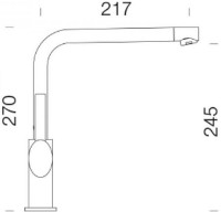 Смеситель для кухни Schock Nimbus 523000 CHR фото №2 — интернет-магазин Desire.md