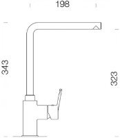 Смеситель для кухни Schock Sono 504000 CHR фото №2 — интернет-магазин Desire.md