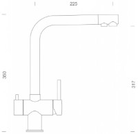 Смеситель для кухни Schock Vitus 560000 EDM фото №2 — интернет-магазин Desire.md