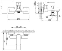 Baterie pentru cadă Imprese Bilovec 10256 imaginea #2 — magazin online Desire.md