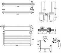 Набор для ванной комнаты Hansgrohe Logis Universal (41728000) фото №2 — интернет-магазин Desire.md