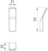 Suport prosop VOLLE Solo (2510.200106) imaginea #2 — magazin online Desire.md