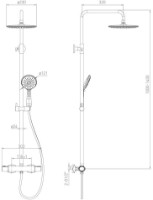 Душевой набор VOLLE Sistema E (1580.090101) фото №2 — интернет-магазин Desire.md