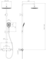Душевой набор VOLLE Sistema E (1580.090301) фото №2 — интернет-магазин Desire.md