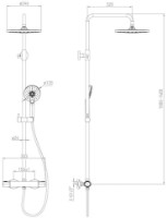 Душевой набор VOLLE Sistema E (1580.090501) фото №2 — интернет-магазин Desire.md