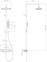 Душевой набор VOLLE Sistema P (1584.090401) фото №2 — интернет-магазин Desire.md