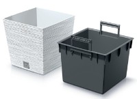 Ghiveci Prosperplast Furu Square Low DFS300-S449 imaginea #2 — magazin online Desire.md