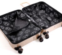 Valiză CCS 5217 M Gold imaginea #2 — magazin online Desire.md