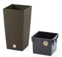 Ghiveci Prosperplast Rato Square ECO Wood DRTS200W-4625W imaginea #2 — magazin online Desire.md