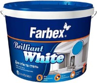 Vopsea Farbex Brilliant White 4.2kg imaginea #1 — magazin online Desire.md