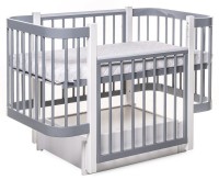 Кроватка Eucalyptus Karol Plus Gray/White (DS-904) фото №5 — интернет-магазин Desire.md
