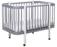 Кроватка Eucalyptus Karol Plus Gray/White (DS-904) фото №6 — интернет-магазин Desire.md