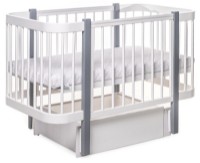 Кроватка Eucalyptus Karol Plus White/Gray (DS-902) фото №2 — интернет-магазин Desire.md