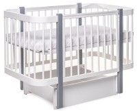 Кроватка Eucalyptus Karol Plus White/Gray (DS-902) фото №4 — интернет-магазин Desire.md