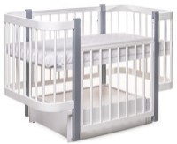 Кроватка Eucalyptus Karol Plus White/Gray (DS-902) фото №5 — интернет-магазин Desire.md