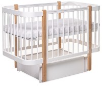 Кроватка Eucalyptus Karol Plus White/Natural (DS-903) фото №3 — интернет-магазин Desire.md