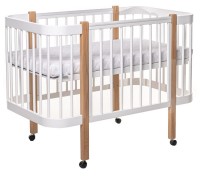 Кроватка Eucalyptus Karol Plus White/Natural (DS-903) фото №7 — интернет-магазин Desire.md