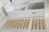 Pătuţ Eucalyptus Larry Premium Transformer Vanilla (DS-1003) imaginea #6 — magazin online Desire.md