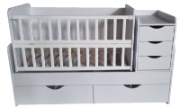Кроватка Eucalyptus Larry Premium Transformer Vanilla (DS-1003)