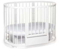 Pătuţ Eucalyptus Olivia Plus White (DS-8011)