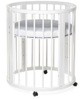 Pătuţ Eucalyptus Olivia Plus White (DS-8011) imaginea #6 — magazin online Desire.md