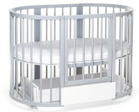 Pătuţ Eucalyptus Olivia Plus Gray (DS-8021) imaginea #6 — magazin online Desire.md