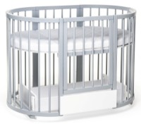 Pătuţ Eucalyptus Olivia Plus Gray (DS-8021) imaginea #7 — magazin online Desire.md