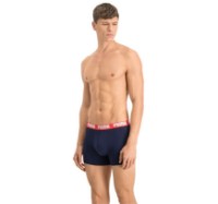 Мужские трусы Puma Basic Boxer 2P Blue/Grey Melange XXL (521015001036) фото №2 — интернет-магазин Desire.md