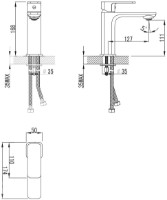 Смеситель для умывальника Imprese Bilovec 05255 фото №2 — интернет-магазин Desire.md