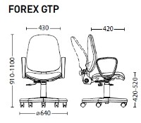 Офисное кресло Новый стиль Forex GTP C-11