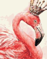 Pictura cu diamante după numere PRC Flamingo 40x50 (06384)