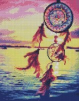 Pictura cu diamante după numere Strateg Ловец снов (HX443)