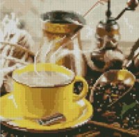 Pictura cu diamante după numere Strateg Свежая чашка кофе (CA-0037)