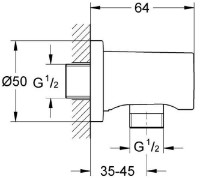 Dază de duș Grohe Rainshower (27057GN0) imaginea #2 — magazin online Desire.md