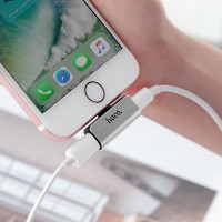 Multiplicator Hoco LS24 Dual Lightning Silver imaginea #4 — magazin online Desire.md