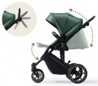 Коляска Kinderkraft Prime2 2in1 Dark Green (KSPRIM02GRE2000) фото №7 — интернет-магазин Desire.md