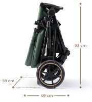 Коляска Kinderkraft Prime2 2in1 Dark Green (KSPRIM02GRE2000) фото №5 — интернет-магазин Desire.md