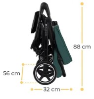 Carucior Kinderkraft Route Green (KSROUT00GRE0000) imaginea #10 — magazin online Desire.md