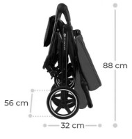 Коляска Kinderkraft Route Grey (KSROUT00GRY0000) фото №10 — интернет-магазин Desire.md