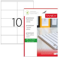 Самоклеящиеся этикетки для принтера Tanex A4/100p 10pcs (TN02610) фото №1 — интернет-магазин Desire.md