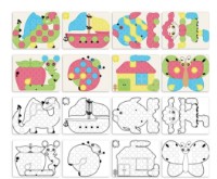 Mozaic Quercetti Fantacolor Junior (84190) imaginea #3 — magazin online Desire.md