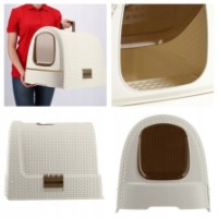 Биотуалет для кошек Curver Pet Life Cat Off White (198849) фото №3 — интернет-магазин Desire.md