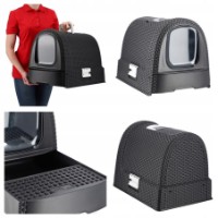 Биотуалет для кошек Curver Pet Life Cat Anthracite (198846) фото №4 — интернет-магазин Desire.md