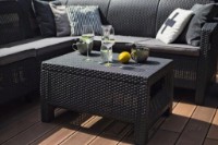 Masă Keter Corfu II Table Graphite (241945) imaginea #2 — magazin online Desire.md