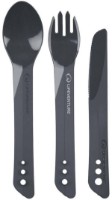 Tacâmuri pentru camping Lifeventure Ellipse Cutlery Set 75013 Graphite