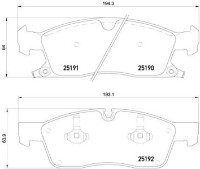 Set placute frână Brembo P 37 017 imaginea #2 — magazin online Desire.md