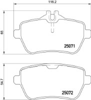 Комплект тормозных колодок Brembo P 50 117 фото №2 — интернет-магазин Desire.md